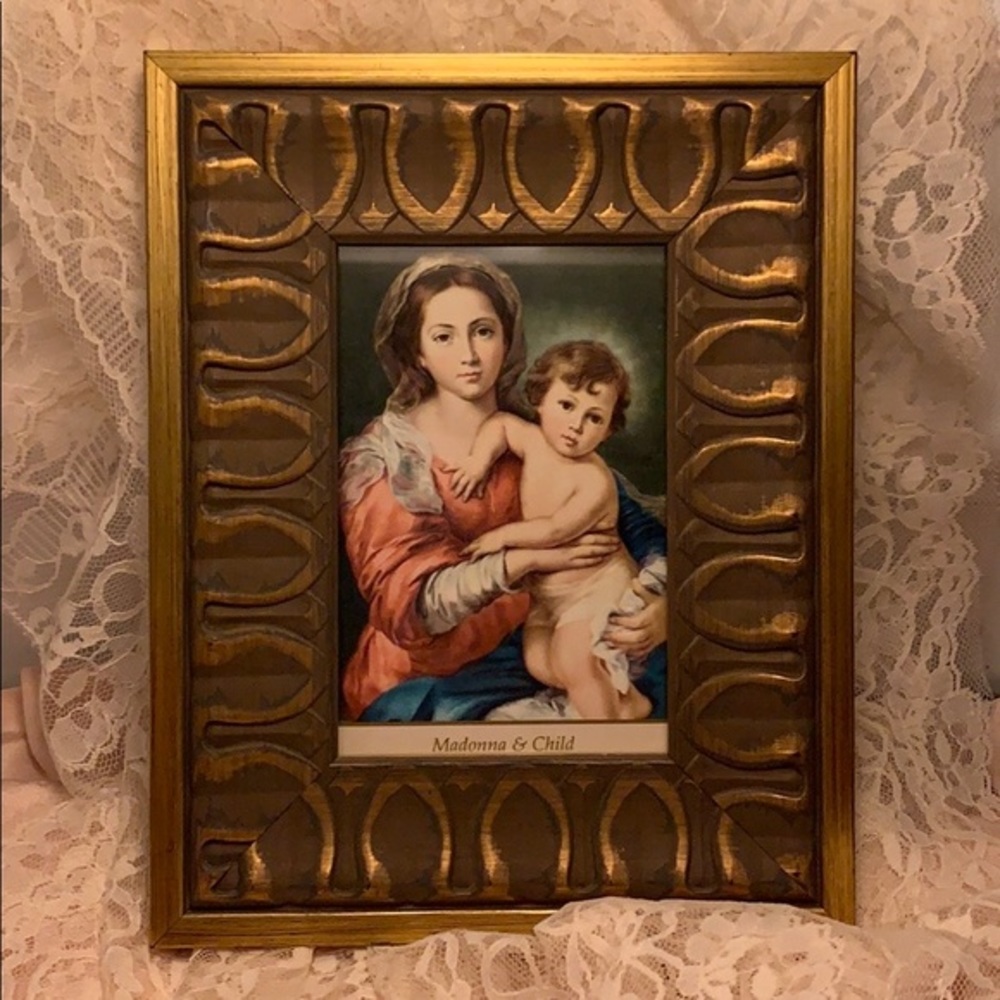 Madonna & Child Picture Pre Owned